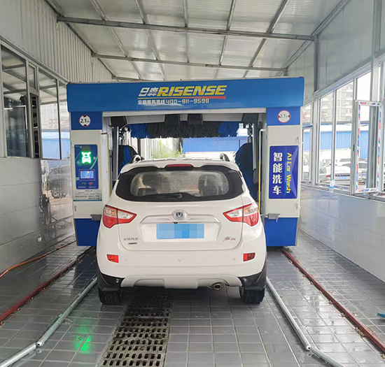 吉林吉利4S店安装日森无人值守洗车机